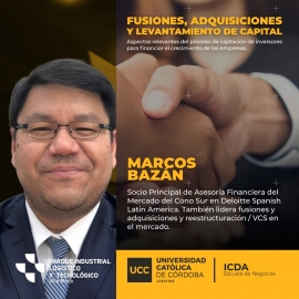 “Fusiones, adquisiciones y levantamiento de capital” dictado por el ICDA en Villa María

