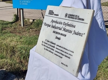 Se inauguró el 27° Parque Industrial de la provincia en Marcos Juárez

