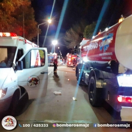 Incendio total de una casa en Belgrano al 1300