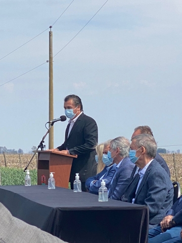 Se inauguró el tramo de Saira-Marcos Juárez en Ruta Provincial 12