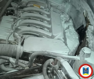 Se incendió una Kangoo en el área de servicios de la autopista