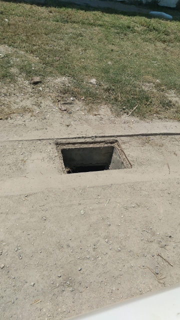Encontraron a uno de los dos hombres que robaron las rejas del desagüe pluvial