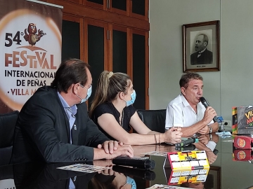 Presentación de la edición n. 54 del Festival de Peñas de Villa María 