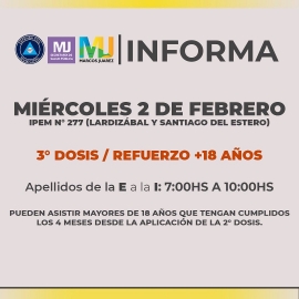 Personas con alta de Covid pasados los 15 días, ya pueden asistir a la tercera dosis 