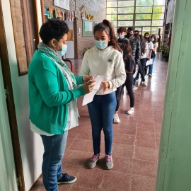 Patrulla Escolar Vacunación Covid-19 en Instituciones Secundarias 