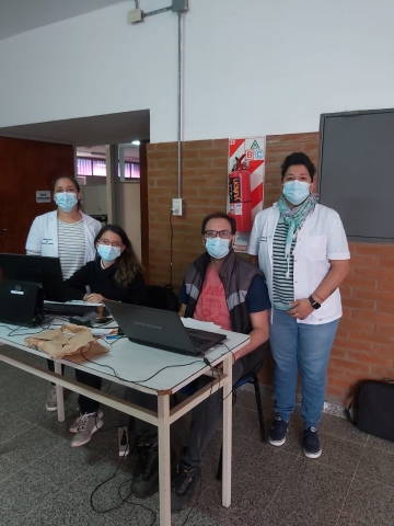 Patrulla Escolar Vacunación Covid-19 en Instituciones Secundarias 