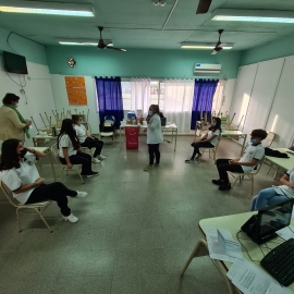 Patrulla Escolar Vacunación Covid-19 en Instituciones Secundarias 