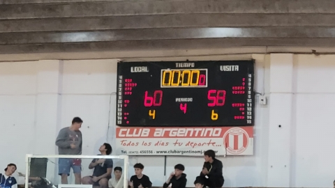 Argentino superó a San Martín por 63 a 53 en el clásico de la cañadense en primera división