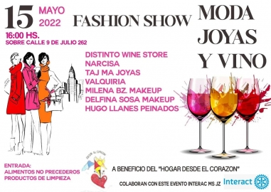 Desfile benéfico “Moda, Joyas y Vino” para el Hogar desde el Corazón
