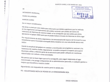 Diego Heredia denunció la 