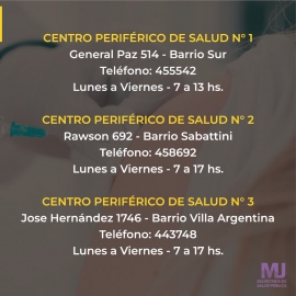 Vacunación antigripal: días y horarios