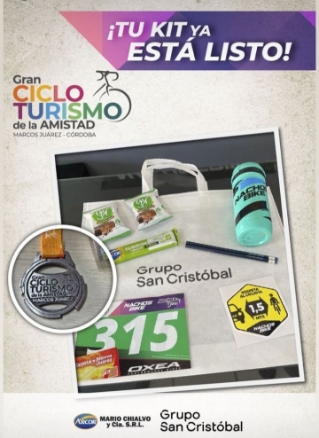 Gran Ciclo de Turismo de la Amistad este domingo 18 de septiembre