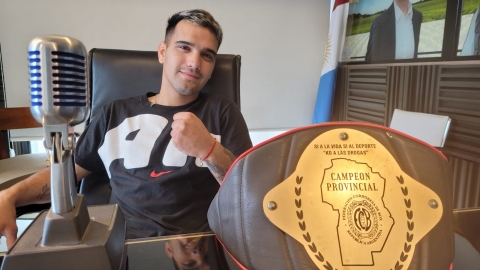 Bravo: “Desde el día que me dijeron está en revancha el Título Provincial de Boxeo, me sentí ganador y así lo logré” 