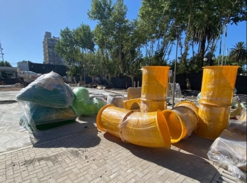 Llegaron los juegos al Patio Alberdi