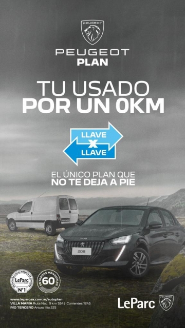 “Le Parc” concesionario oficial de Peugeot ofrece sistema de financiación llave por llave 