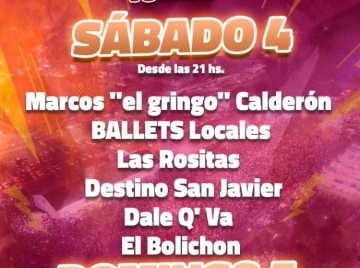 Fiesta del Andén 2023 con espectáculos de Dale Q Va, Destino San Javier y presencia del chef Christophe Krywonis