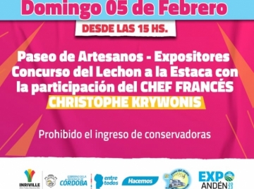 Fiesta del Andén 2023 con espectáculos de Dale Q Va, Destino San Javier y presencia del chef Christophe Krywonis