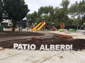 ¡A nada de inaugurar el Patio Alberdi!