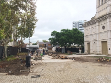 ¡A nada de inaugurar el Patio Alberdi!