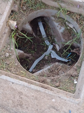 Robo de cables en predio del Ferrocarril que afectó la iluminación del sector