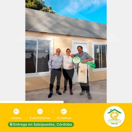 Casa Real Viviendas entregó su primera vivienda en Marcos Juárez
