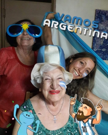 La abuela Yolanda Zamit cumple 100 años en Marcos Juárez