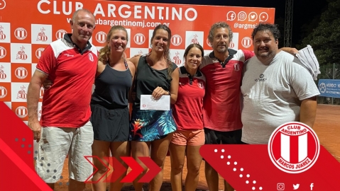 Asistieron 51 parejas al Torneo Apertura del Club Argentino