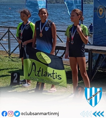 Fiorella Bustamante es la campeona provincial de aguas abiertas 