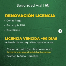 Nuevos requisitos para la licencia de conducir 