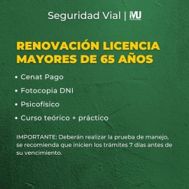 Nuevos requisitos para la licencia de conducir 