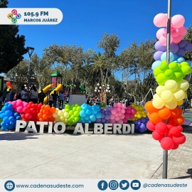 Hoy inauguró el Patio Alberdi 