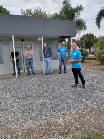 Club San Martín inauguró el nuevo vestuario de fútbol infantil