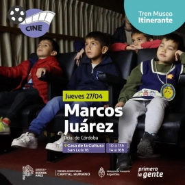 Marcos Juárez será la última ciudad cordobesa que recorre el Tren Museo Itinerante