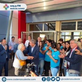 El gobernador inauguró la escuela PROA de Marcos Juárez y rehabilitó Circunvalación sudeste y ruta 12 