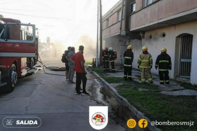 Se incendió toda la cocina del restaurante Las Marías