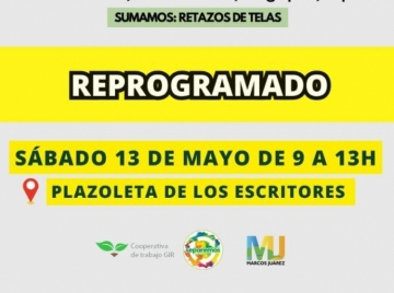 Reprogramado el Canje 3x1 para este sábado 13 de mayo