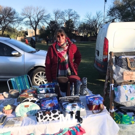 Primera feria artística trashumante en Marcos Juárez