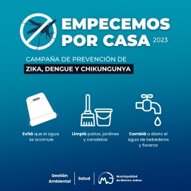 Continúa la campaña de limpieza de patios y jardines en Marcos Juárez