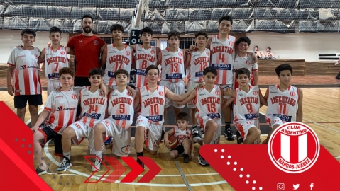 Argentino campeón de la Copa de Oro en U 19 de la Asociación Sudeste al superar en suplementario a San Vicente por 70 a 64