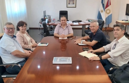 Majorel y Barletta se reunieron con la vicegobernadora para apuntalar el desarrollo local y fortalecer el festival provincial de folclore